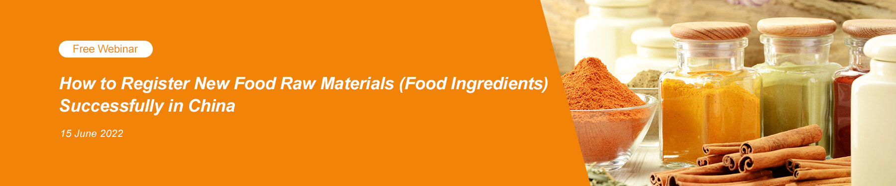 Free,Webinar,Registration,Food,Ingredient,China